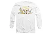 Mickey Mouse Unisex Adult Bunny Hats Easter T-Shirt (White) - UTTV14654