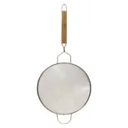 TableCraft 84 Tinned 7-3/4 Double Fine Mesh Strainer"