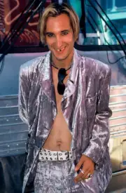 Vinnie Dombrowski and Sponge backstage at Lollapalooza 1996 at Sp- 1990s Photo 1