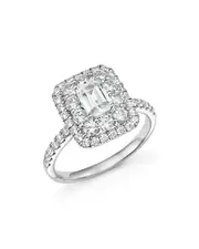 Bloomingdale's Fine Collection Emerald-Cut Certified Diamond Engagement Ring in 14K White Gold, 2.0 ct. t. w.
