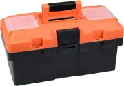 Heavy Duty Plastic Tool Box 14” - Small Top Accessory Boxes - Grip Handle - Remo