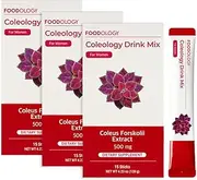 FOODOLOGY Coleology Drink Mix (3 Pack, 45 Days) - Water Drink Mix For Health Management, Pomegranate Flavor, Natural Ingredients.