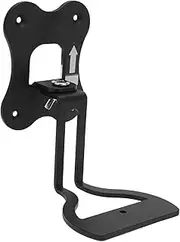 Speaker Wall Mount for SONOS Era 100, Adjustable Swivel Wireless Speaker Home Wall Mount Bracket, Space Saving Metal Speaker Wall Stand Holder for SONOS Era 100, 4.3x3.5in Base (Black)