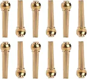 Abaodam 12pcs String Guitar Bridge Pins Durable Acoustic Guitar String Pegs for Stable Tuning for Stringed Instruments Reliable and Practical Accessories