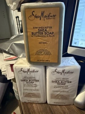 Shea Moisture Bar Soap Bundle Of 3
