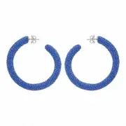 AUTHENTIC SWAROVSKI BRAND NEW Tigris Hoop Earrings, Palladium Plated 5483924