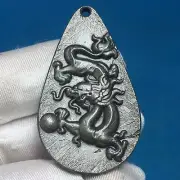 17.7gm Aletai iron meteorite dragon pendant ATP0459