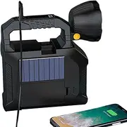 Camping Light Rechargeable -Camping Lantern Rechargeable Solar | Bright Spotlight Floodlight for Auto Repair Hiking Outdoor Power Outage Night