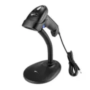 Handheld USB 1D Barcode Scanner with Stand, Wired CCD Bar Code Reader L3S-USB