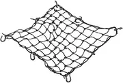 SWOOMEY 1set Encrypted Motorcycle Cargo Net Hooks Elastic Bungee Cord Mesh Helmet Storage for Motorbike Quick Installation Lightweight Portable Design
