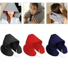 Pillow Neck Sleeping Cushion Hooded Travel Pillow Head Rest Neck Pillow