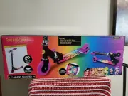 Rainbow High Two Wheel kick scooter Pink 2-Wheel Scooter New