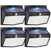 Solar Outdoor Lights, [138 LED/4 Packs] Solar Motion Sensor Security Lights w...