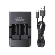 Lithium Battery Charger 2 Slots Charging Safety Fast Charge RCR123 RCR2 16340