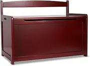 Melissa & Doug Wooden Toy Chest, Sturdy Wooden Chest (8.25 Cubic Feet of Storage, Easy to Assemble, Espresso Brown)