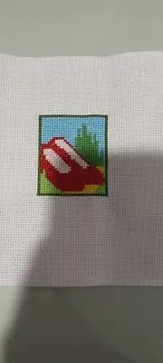 Completed Wizard Of Oz Finished Cross Stitch Embroidery Crafting