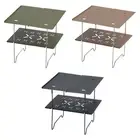 Folding Table Camping Table Compact Ultralight Desk Stable Beach Table Metal