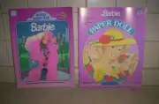 BARBIE Paper Doll Book, Whitman 1990 & 1991 Uncut mint (TWO ITEMS)