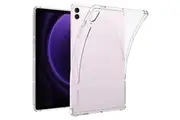 Samsung Galaxy Tab S9 FE+ (12.4") Premium Thin Transparent Clear TPU Gel Case by MEZON (SM-X610, X616) Anti Scratch, Shock Absorption