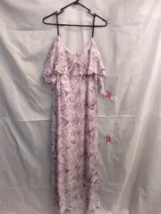 cooper st lilac pattern maxi dress size 10