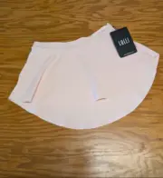 Lulli Dancewear Light Pink Opaque Short High Low Pull On Ballet Skirt Dance New