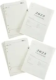SEWACC Refill Paper Binder Inserts Daily Planner Notepad Refills for Organized Planning