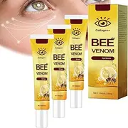 Venomboost Collagen Eye Cream, Bee Venom Eye Cream, Firm Delicate Skin Under Your Eyes, Anti Aging Eye Cream, Wrinkle Firming Under Eye Cream, for Puffiness and Bags Reduces Fine Lines (3pcs)