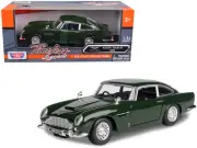 1/24 Aston Martin DB5 RHD Dark Green Diecast Model Car by Motormax