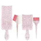 4x Highlighting Combs Hair Dye Brush Balayage Board Hair Coloring Kits for Salon