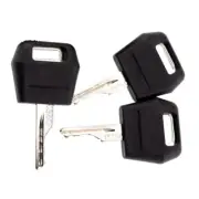 3PCS Ignition Keys Replacement Key, for Case IH Tractor Dozer Backhoe D250 for