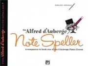 Alfred D'Auberge Piano Course: Note Speller Book 1