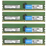 Crucial 64GB (4X 16GB) DDR4 2933MHz PC4-23400 ECC Registered Server RDIMM Memory