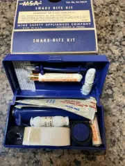 MSA VINTAGE SNAKE BITE KIT MINT IN - BOX FREE SHIPPING
