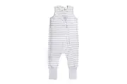 Woolbabe: 3-Seasons Merino/Organic Cotton Sleeping Suit - Pebble (1 Year)