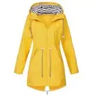 Womens Waterproof Raincoat Ladies Outdoor Wind Rain Forest Jacket Coat AU