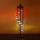 Turkish Moroccan Marrakech Mediterranean Mosaic 11 Globe Floor Lamp