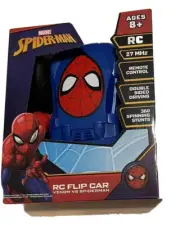RC Flip Car venom vs spiderman, frecuencia 27 MHz, niños mayores de 8 año.