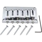 Bridge, Gotoh, GTC102, Hardtail for fixed-bridge Strats, Color: Chrome