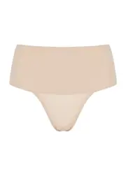 Spanx Undie-Tectable Seamless Thong - Beige - L L