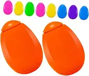 WOONEKY Unique Egg Shape Spinning Tops Easter Egg Toys for Kids Easter Basket Fun Toys