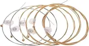 DCZ-011 Cus Light Acoustic Guitar Strings Hexagon Alloy Wire Brass Wound Corrosion 6 Strings Set Musical Instrument Accessories Gold&Brass DCZ-011