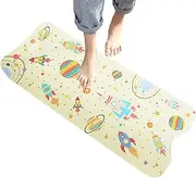 Non Slip Bath Mat for Baby | Cartoon Kids Bath Mat for Tub Non Slip | Machine Washable 40 X 16 Inch Toddler BAB Shower Mat with Drain Holes and Suction Cups