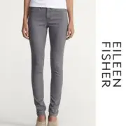 Eileen Fisher Gray Grey Skinny Jeans Size 2 NWT