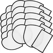WEKAMOS 20pcs Blank Iron Embroidery Patches for DIY Crafts Durable Heat Transfer Patches for Clothing Shoes and Accessories for Personalization and Repair