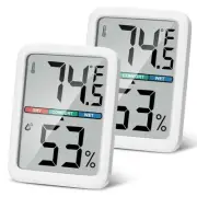 Digital Thermometer Hygrometer, Large LCD Screen Room Thermometer Temperature...