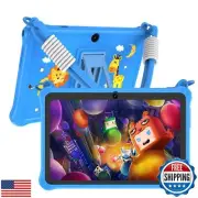 PRITOM 7 inch Kids Tablet with Lanyard, 32GB Toddler Tablet Android 13 with W