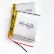 2 PCS 3.7V 2000mAh Lipo Rechargeable Battery For SmartWatch Cosmetic GPS 104040