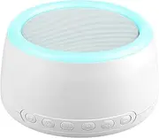 REFENG Desktop Rechargeable White Noise Machine Sleep Therapy Sound Machine 30 Soothing Sounds 30min/60min Timer/Loop Playback BT Connection with Colorful Touch Control Night Light for Baby Kids