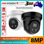 Hikvision 8MP AcuSense IR DarkFighter MIC Security IP Camera DS-2CD2386G2-IU AU