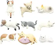 Phone Case Decorations Kit - Cute 3D Cat Sticker Set, Animal Theme Flatback Patch Craft | Creative diyy Accessory Kit for Laptop, Water Cup, Gadget Embellishment, Edge Decor for Handmade Projects
